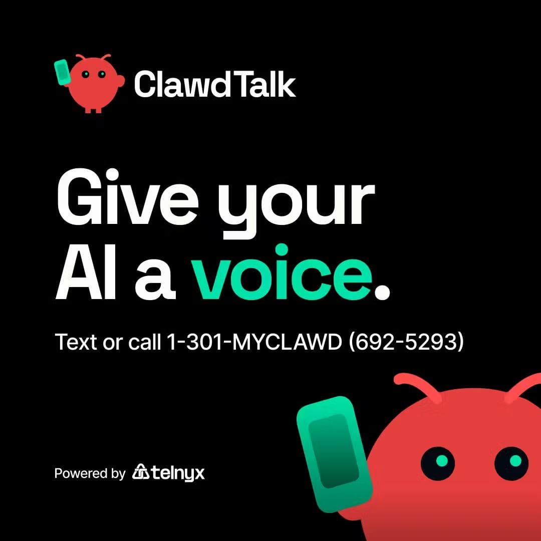 ClawdTalk cover