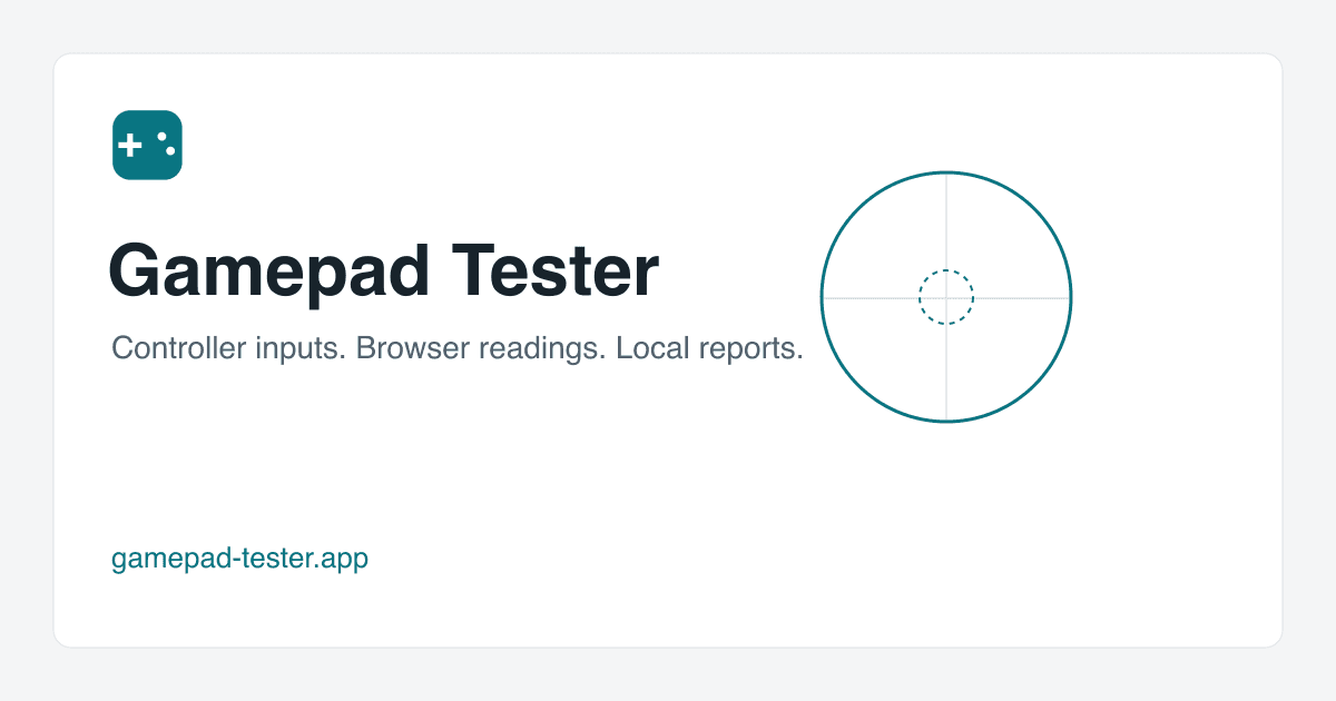 Gamepad Tester