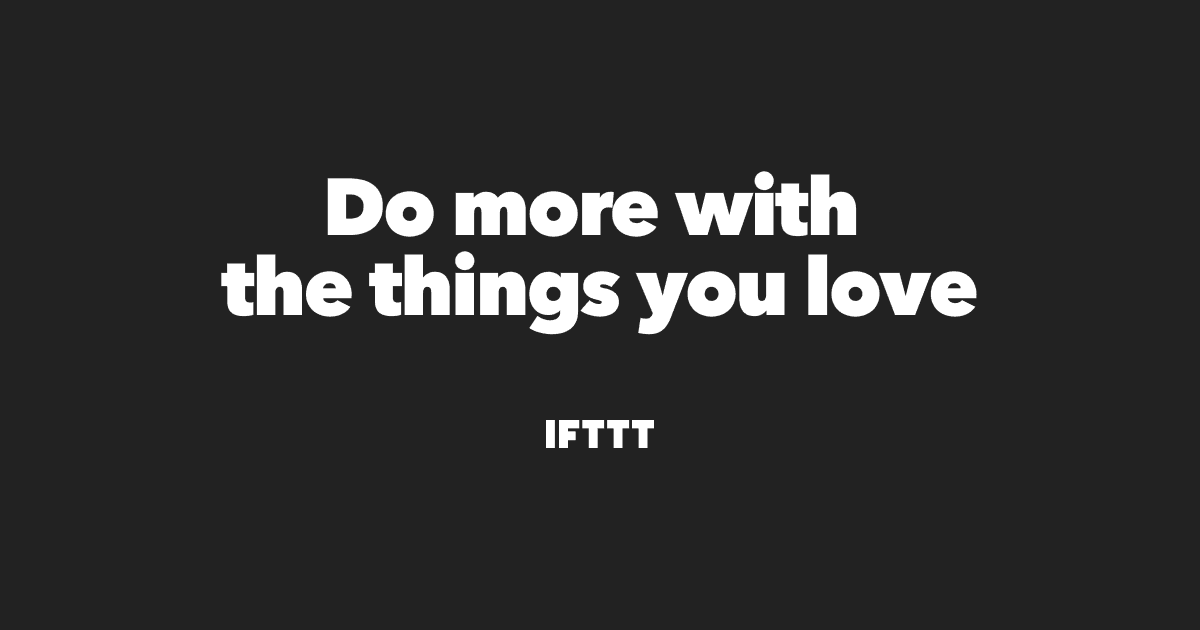 IFTTT cover