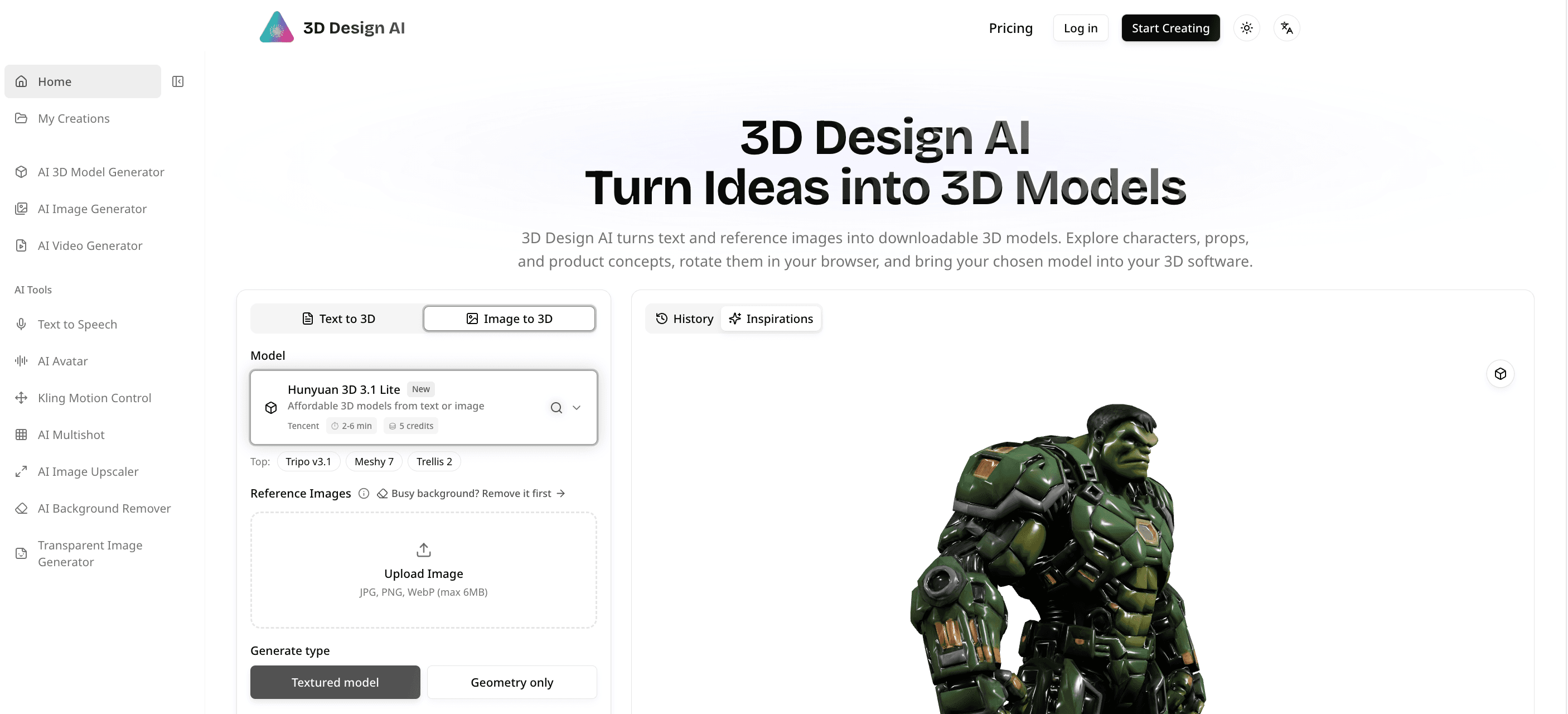 3D Design AI