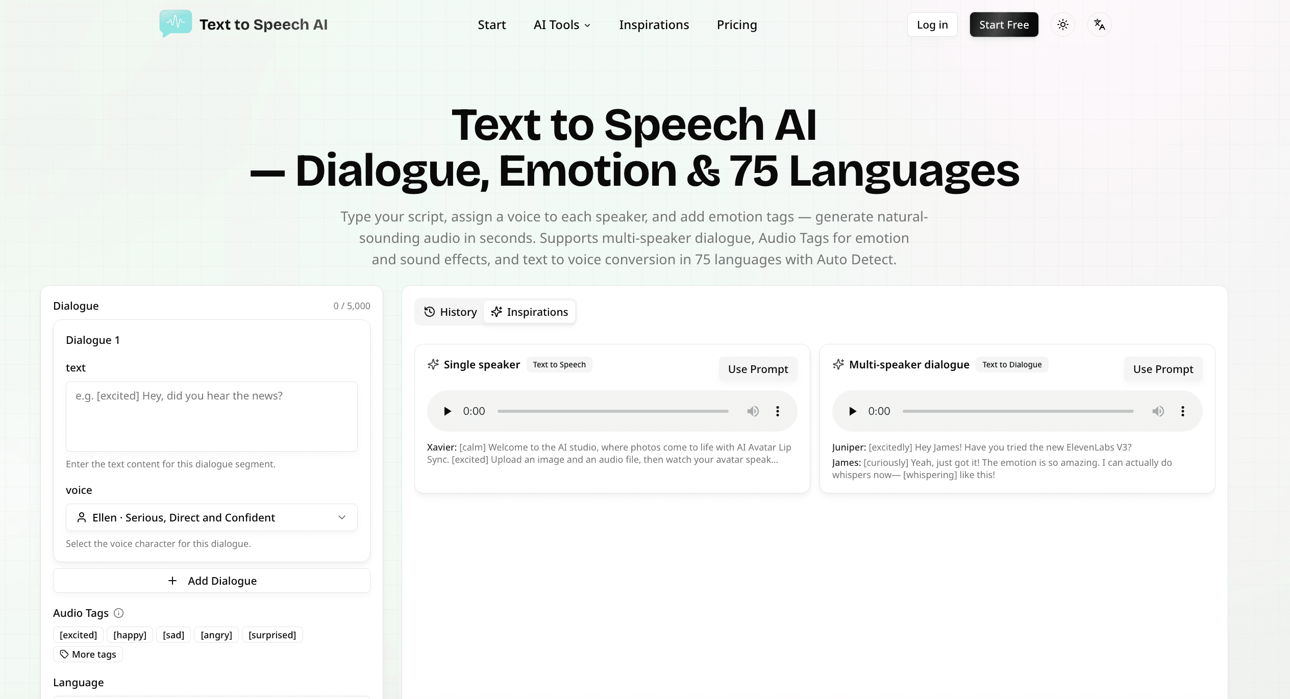 Text to Speech AI