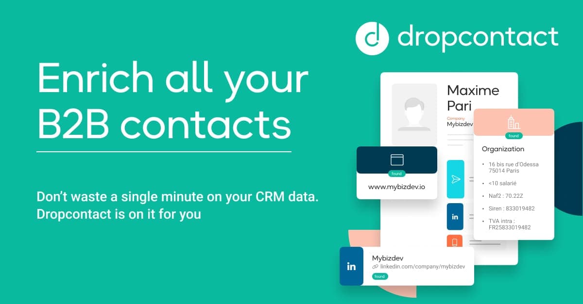 Dropcontact cover