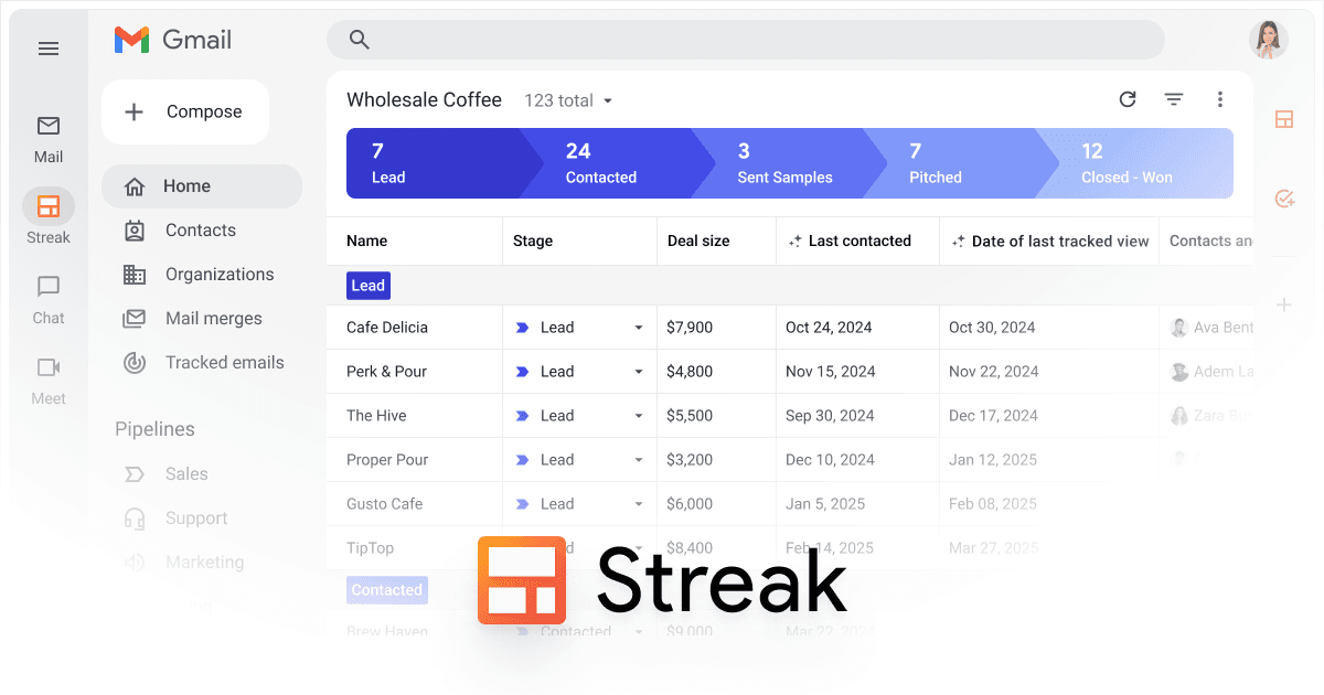 Streak cover