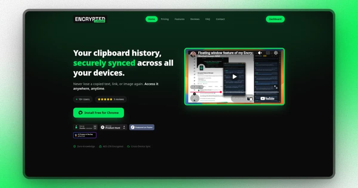 Encrypted Clipboard Manager