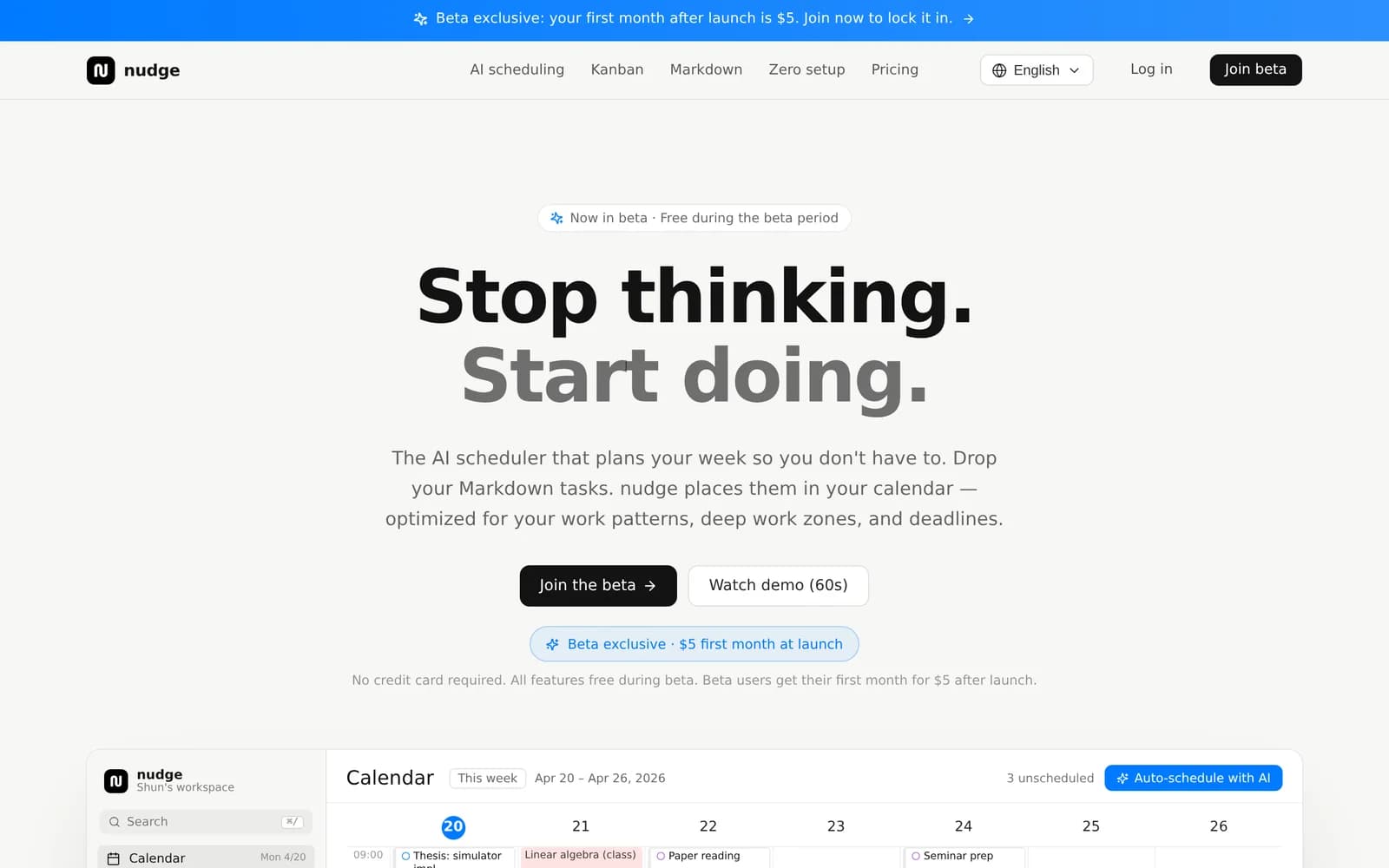 Nudge Task cover