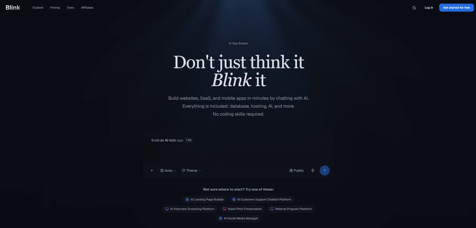 Blink cover