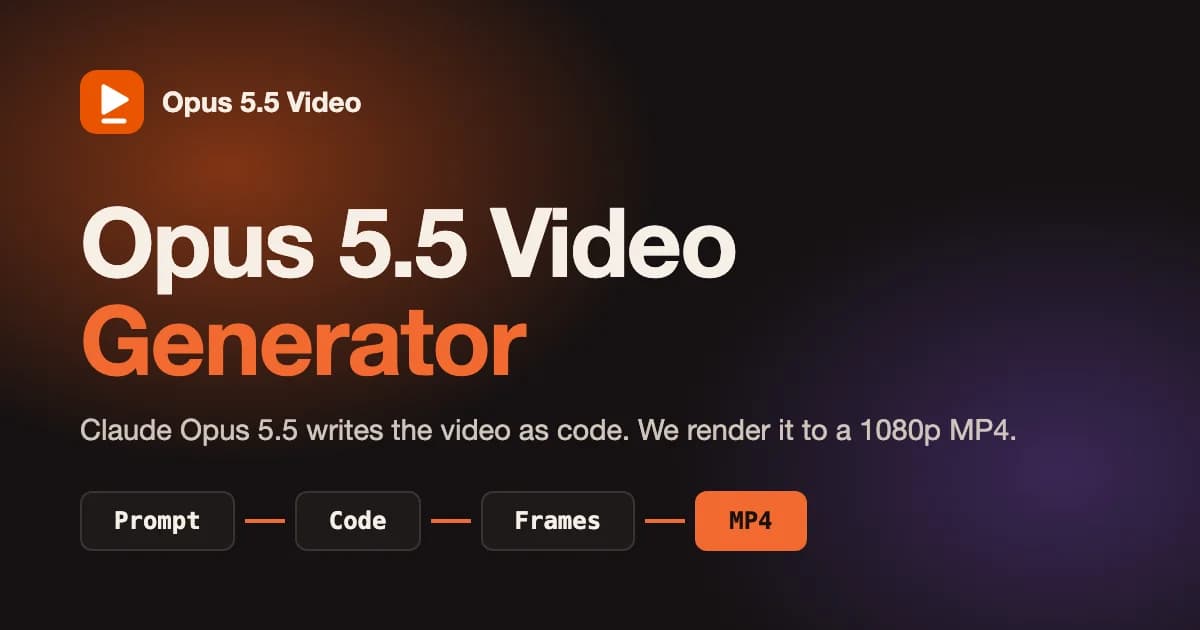 Opus Video Generator