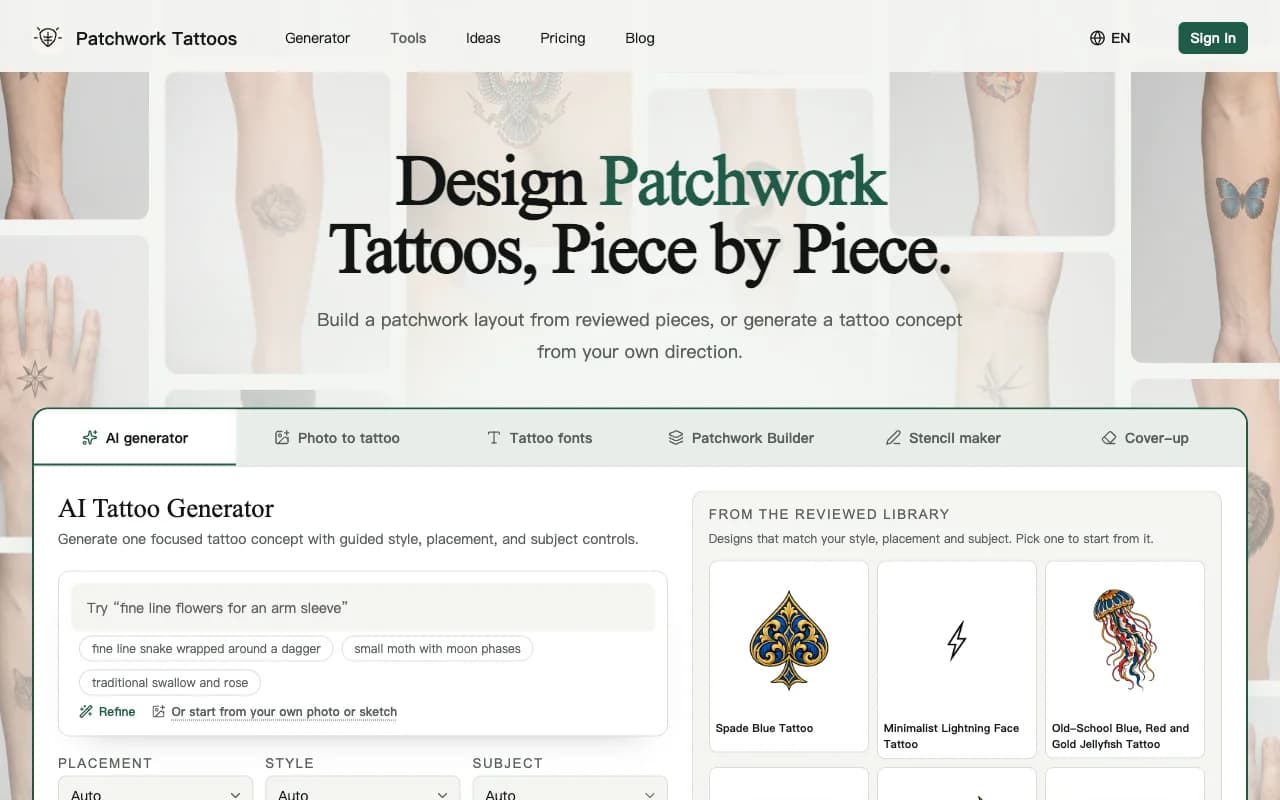 Patchwork Tattoos