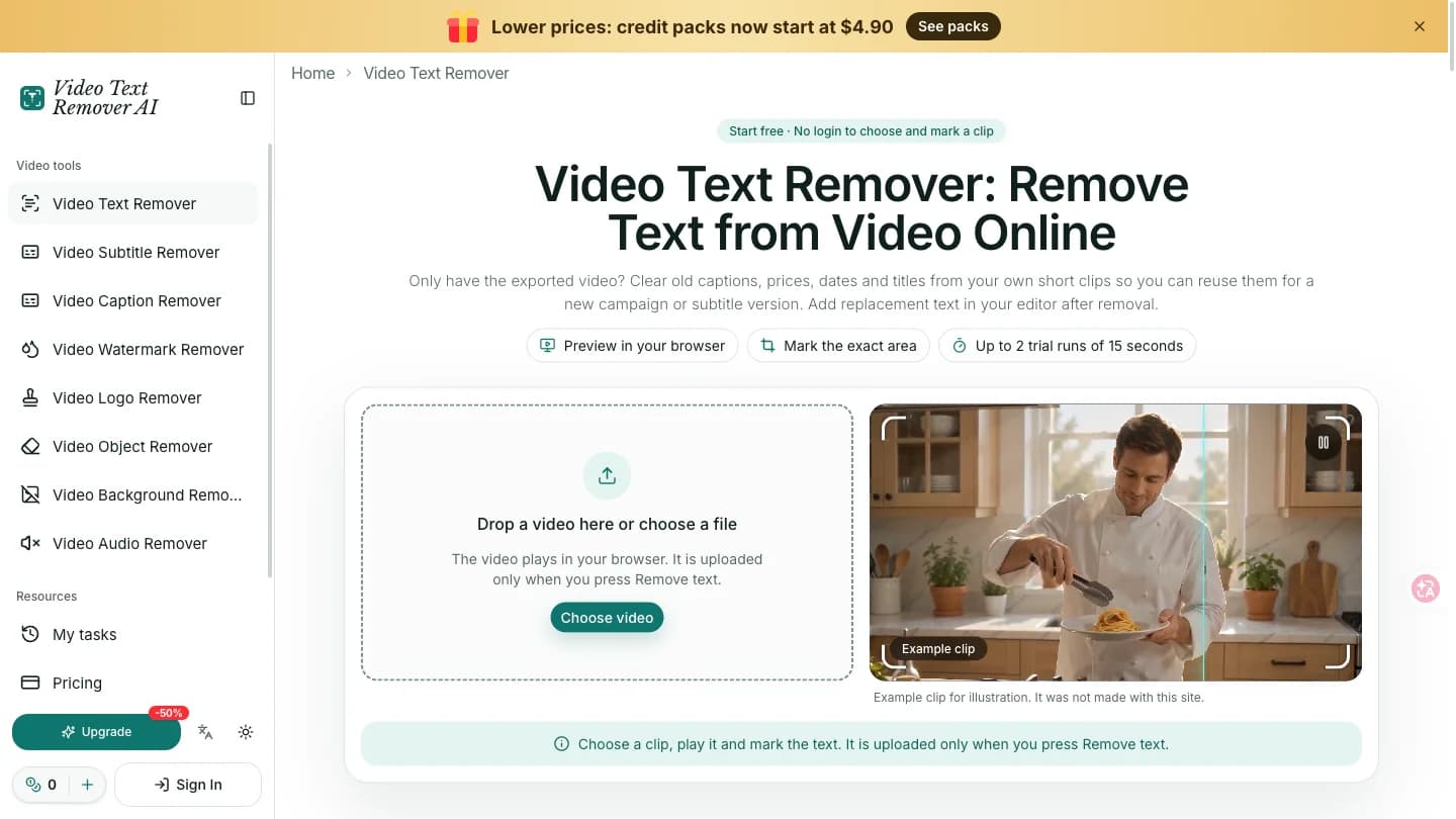 Video Text Remover AI