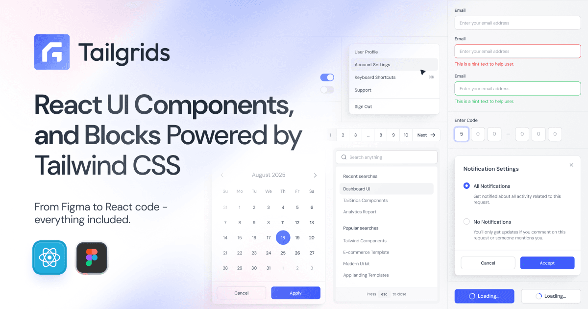 Tailgrids UI cover