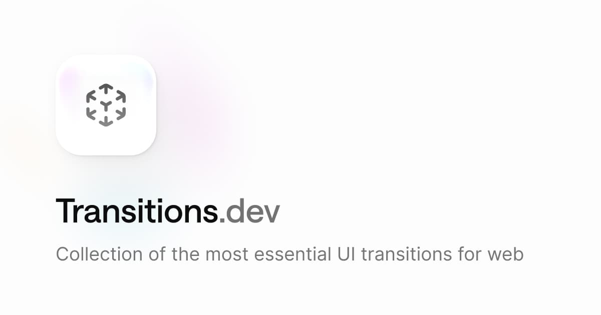Transitions.dev