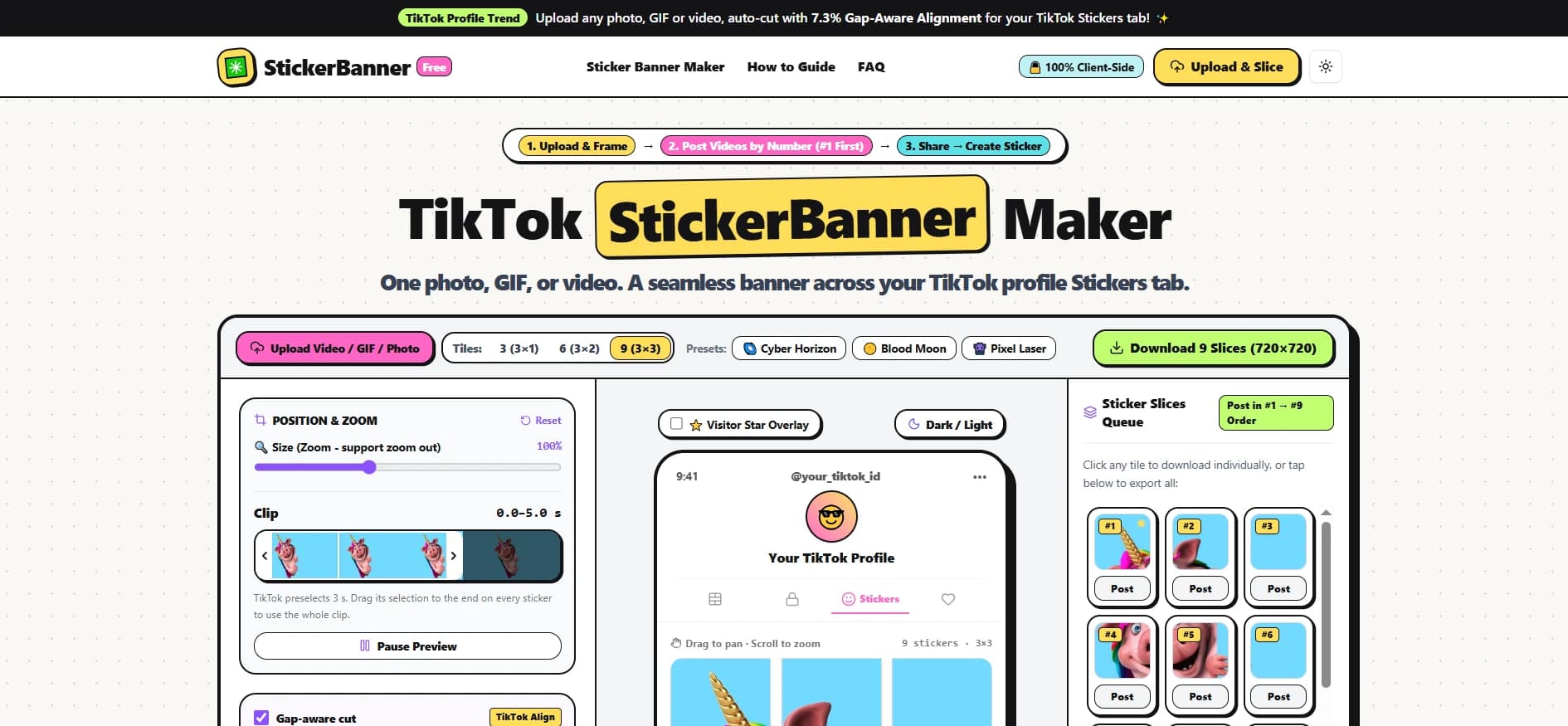 TikTok StickerBanner Maker
